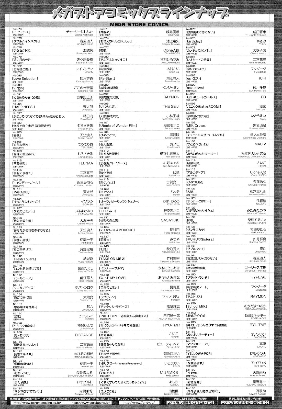 コミックメガストア 2011年5月号