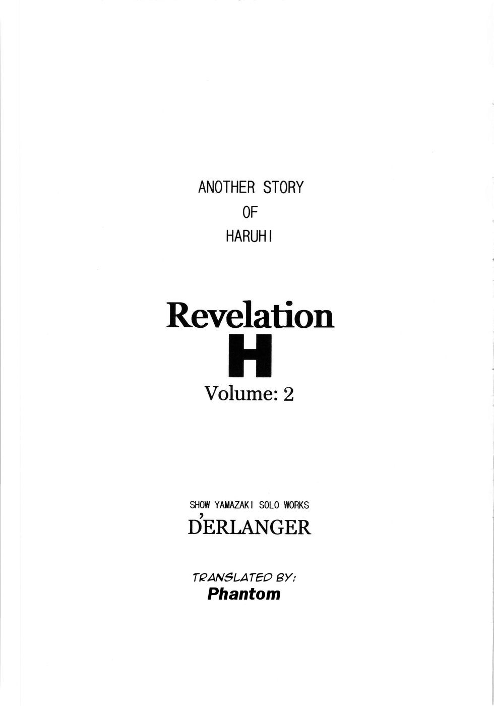 [D'ERLANGER (夜魔咲翔)] Revelation H Volume: 2 (涼宮ハルヒの憂鬱) [英語]