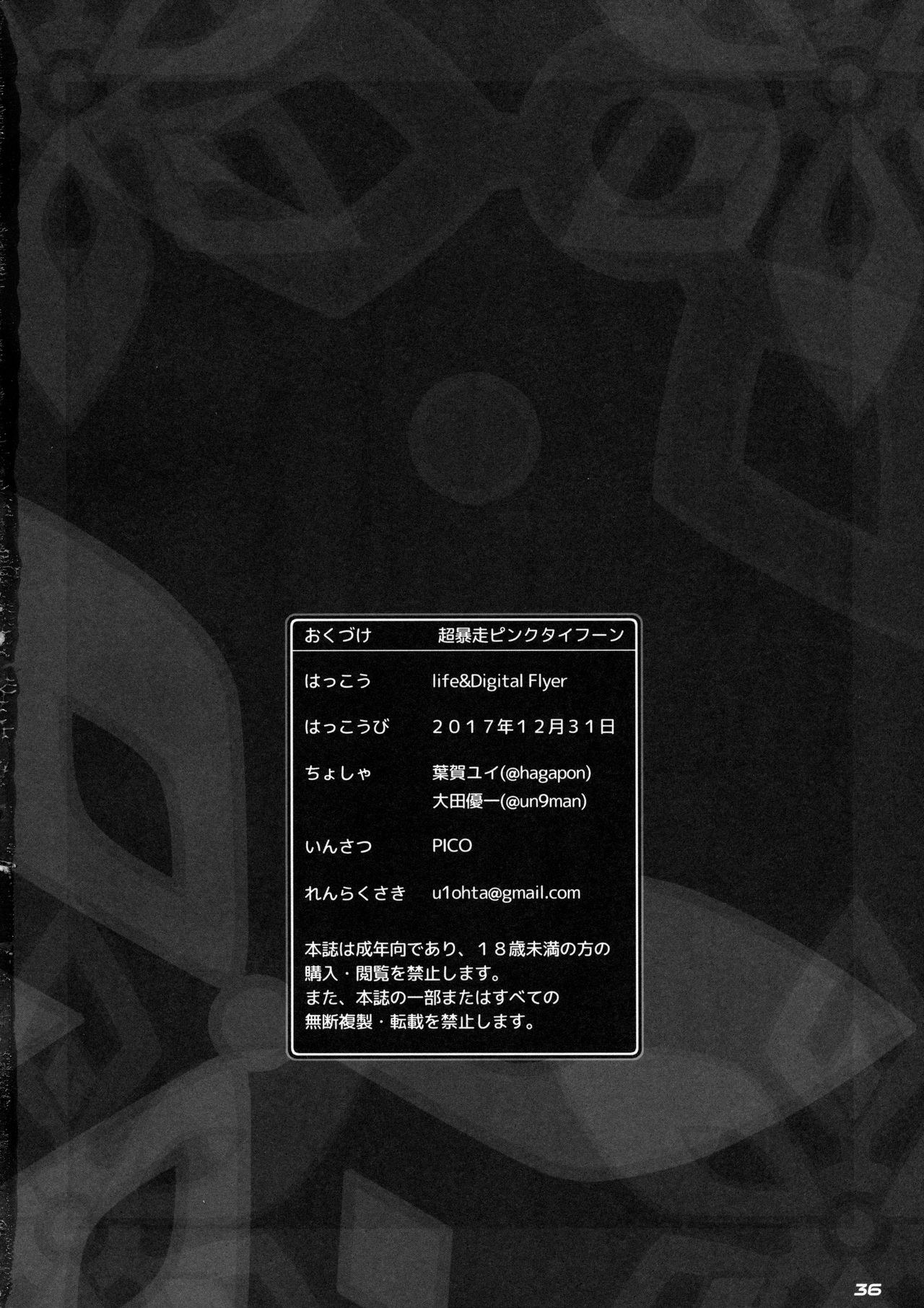 (C93) [Digital Flyer、life (大田優一、葉賀ユイ)] 超暴走ピンクタイフーン (ドラゴンクエストXI)