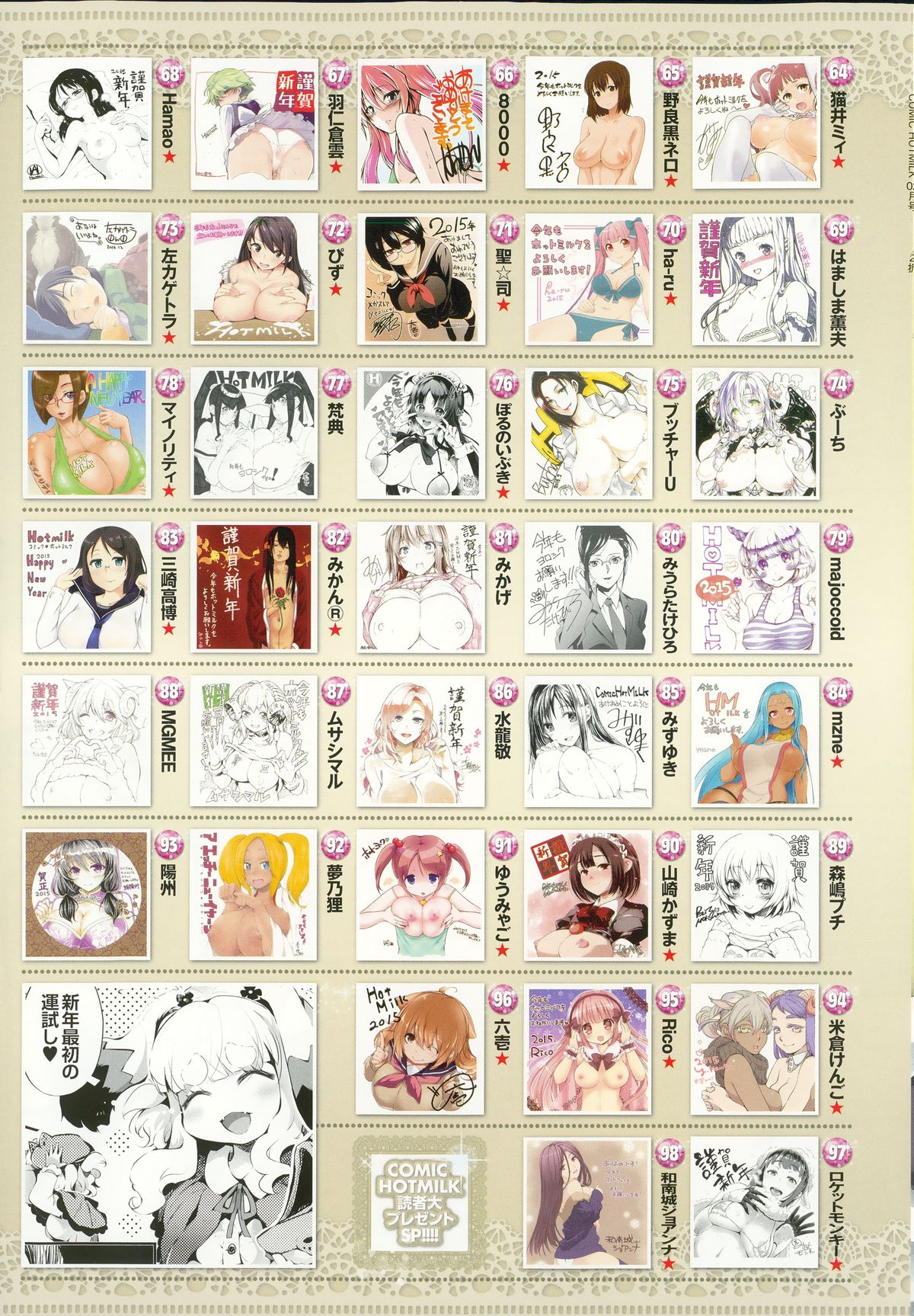 コミックホットミルク 2015年2月号