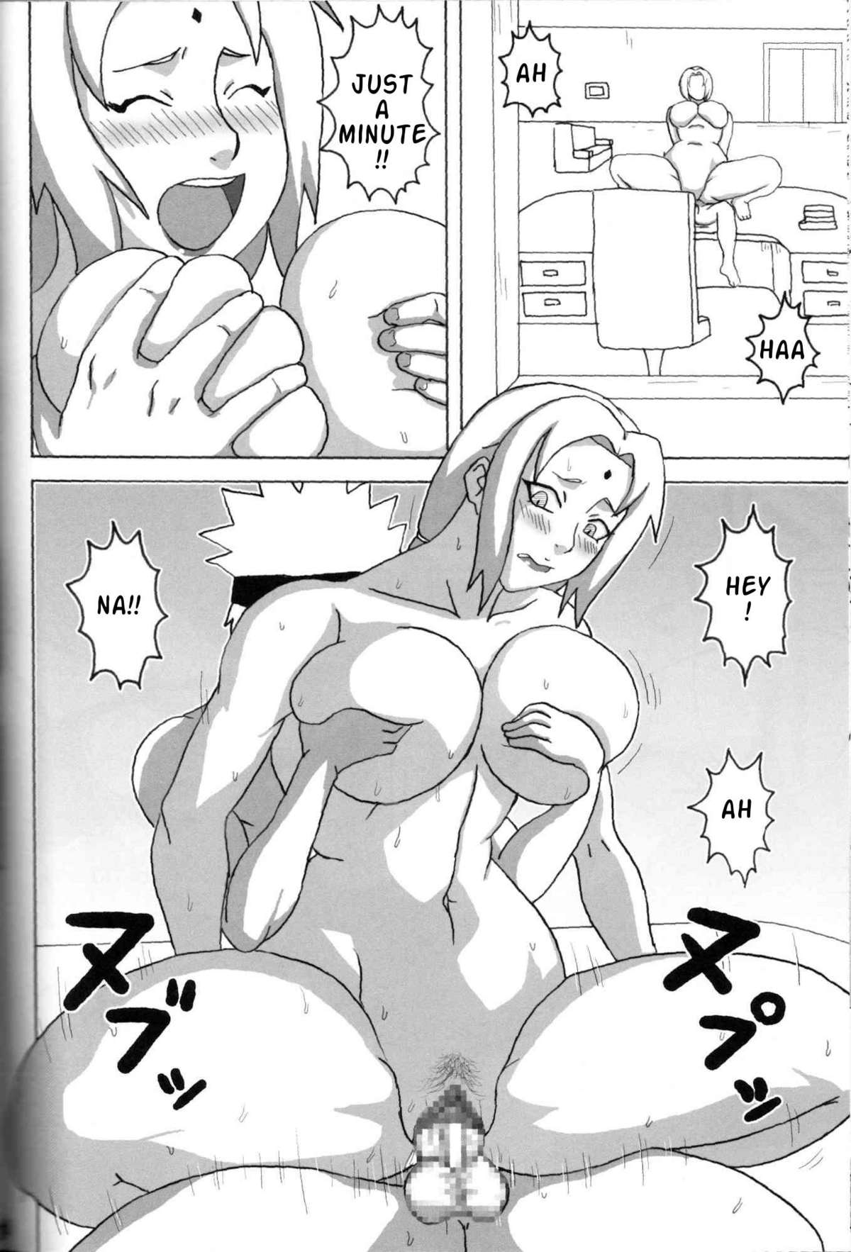 (C73) [NARUHO堂 (なるほど)] 巨乳の忍者 乳影 (NARUTO -ナルト-) [英訳]