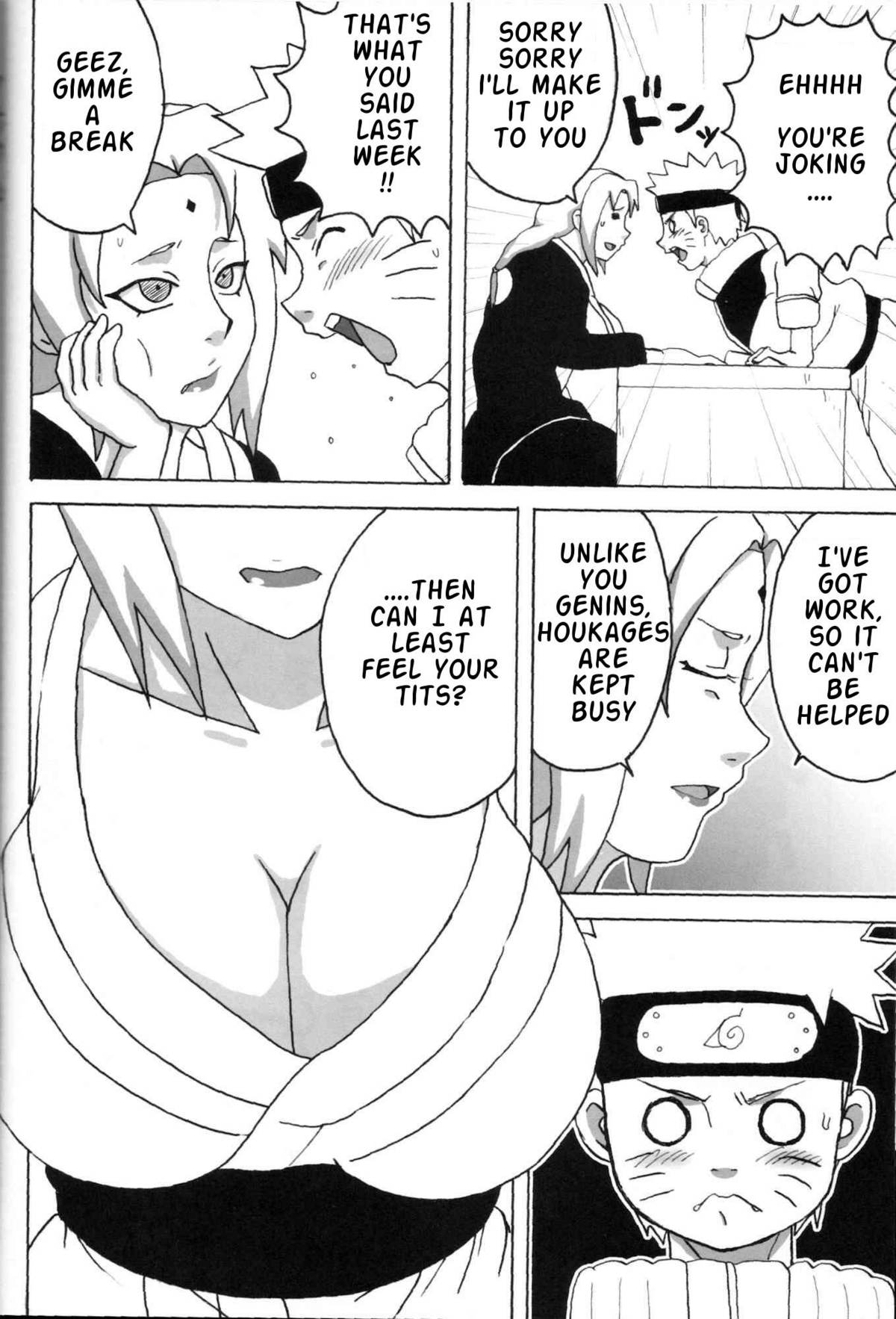 (C73) [NARUHO堂 (なるほど)] 巨乳の忍者 乳影 (NARUTO -ナルト-) [英訳]