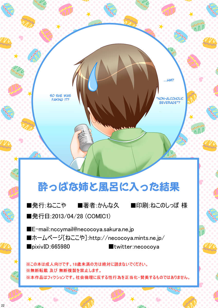 酔った妹との入浴