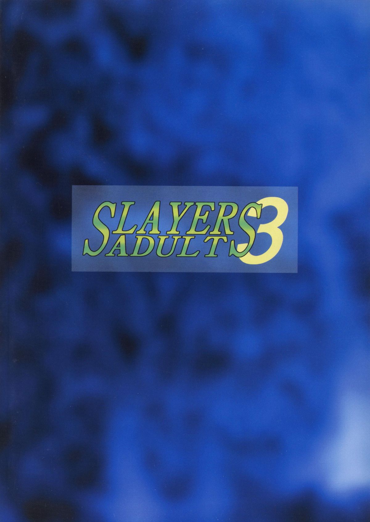 SLAYERS ADULT 3