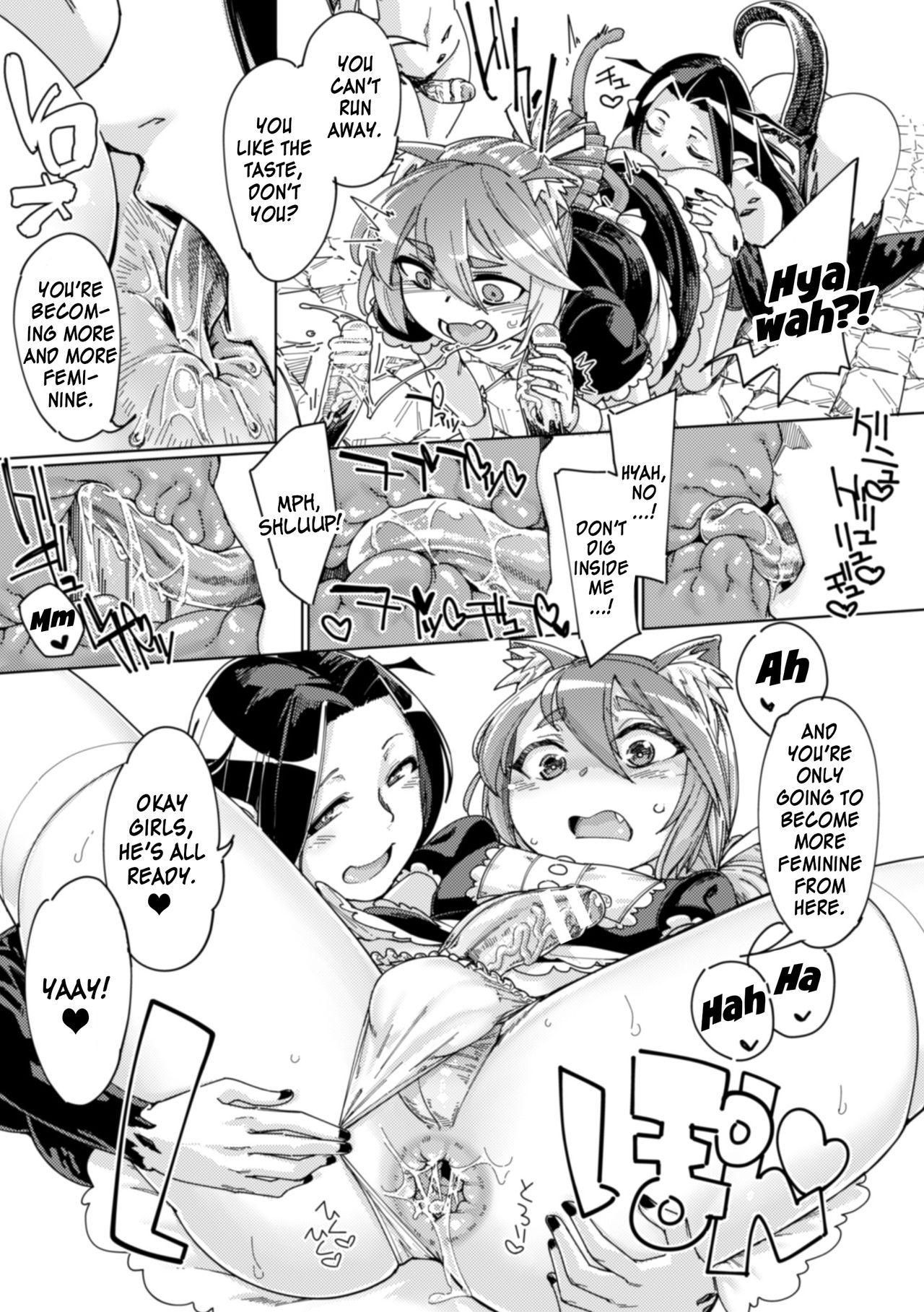 [アンソロジー] 二次元コミックマガジン 男の娘を尻穴快楽でメス堕ち陵辱! Vol.1 [英訳] [DL版]