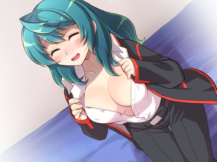 にょいたいかののろいをくために先輩とHすることになったぼくのはなし