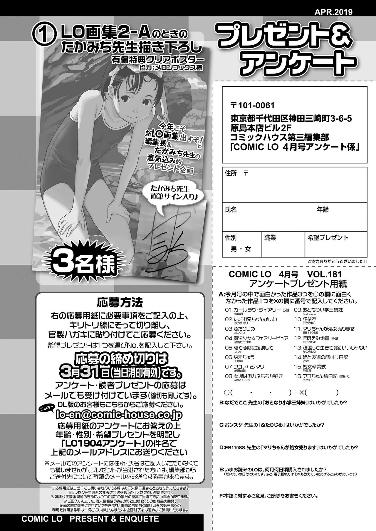 COMIC LO 2019年4月号 [DL版]