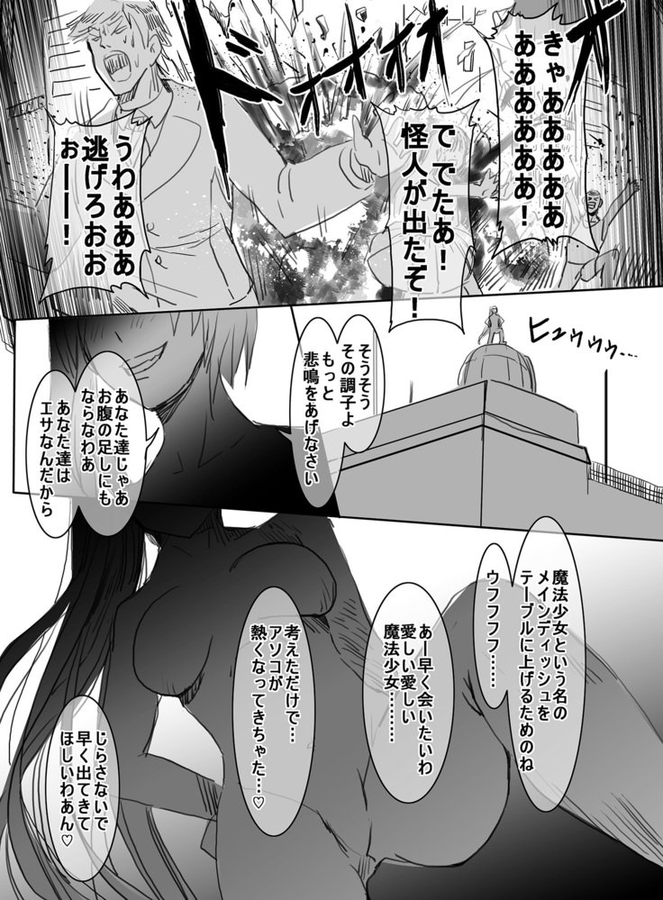 魔法少女VS海人道変態恩納