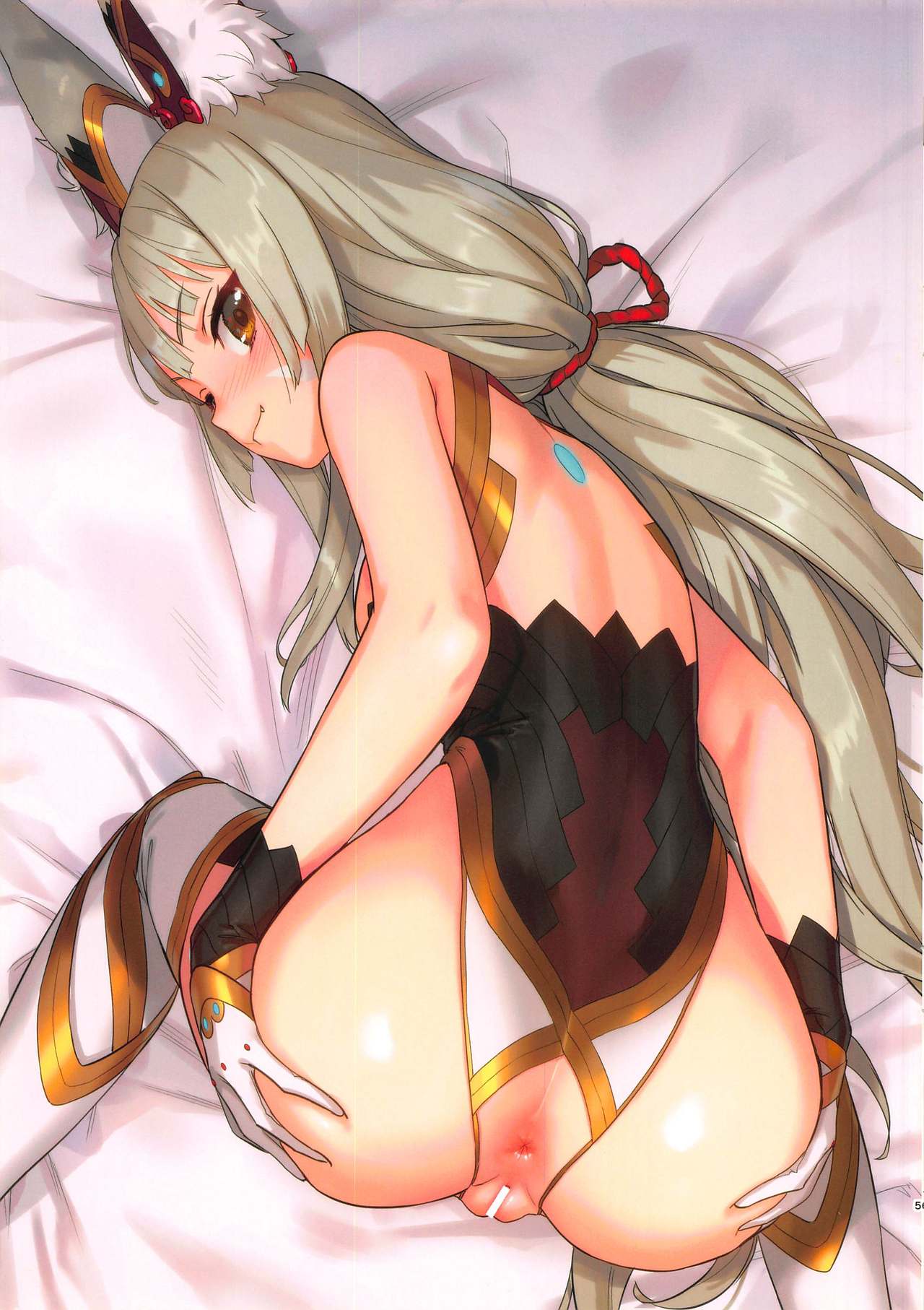 (C97) [アジサイデンデン (川上六角、小鳥遊レイ)] ニアのおしりで癒され本 (ゼノブレイド2)