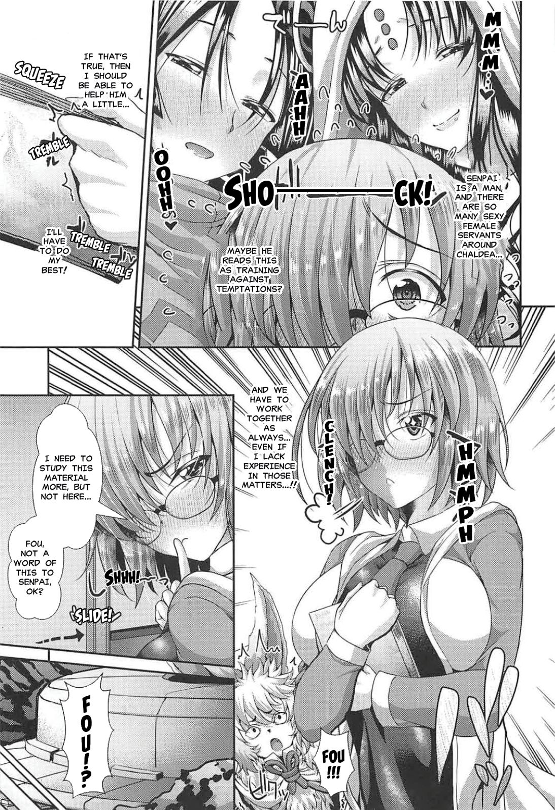 (C92) [であすちーむ (うな丼)] 先輩のハートを射止めマシュッ (Fate/Grand Order) [英訳]