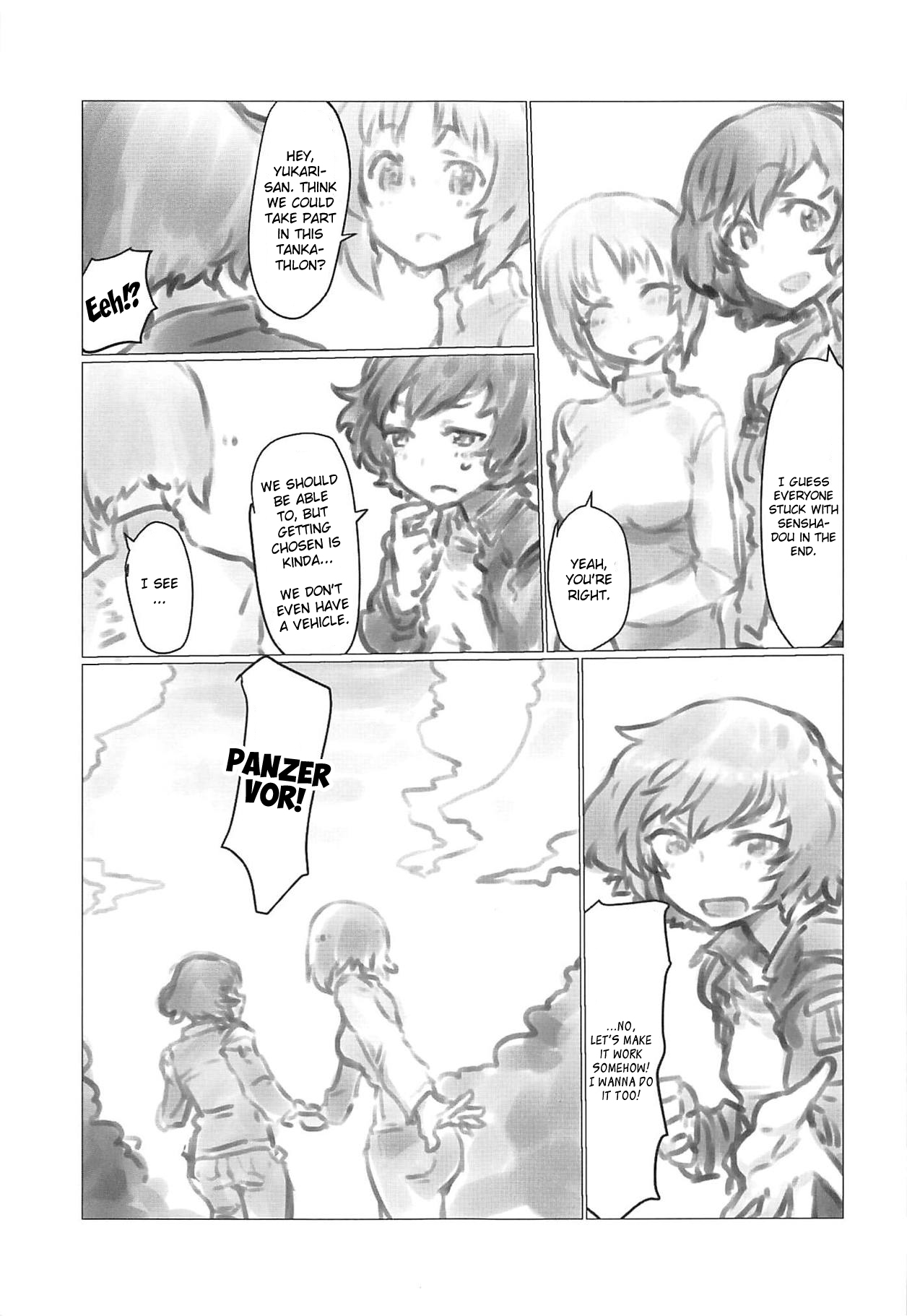 (ぱんっあ☆ふぉー!20) [賽響組 (助谷クロウ)] THE DOG MAY STAND THE STRONG INSTEAD (ガールズ&パンツァー) [英訳]