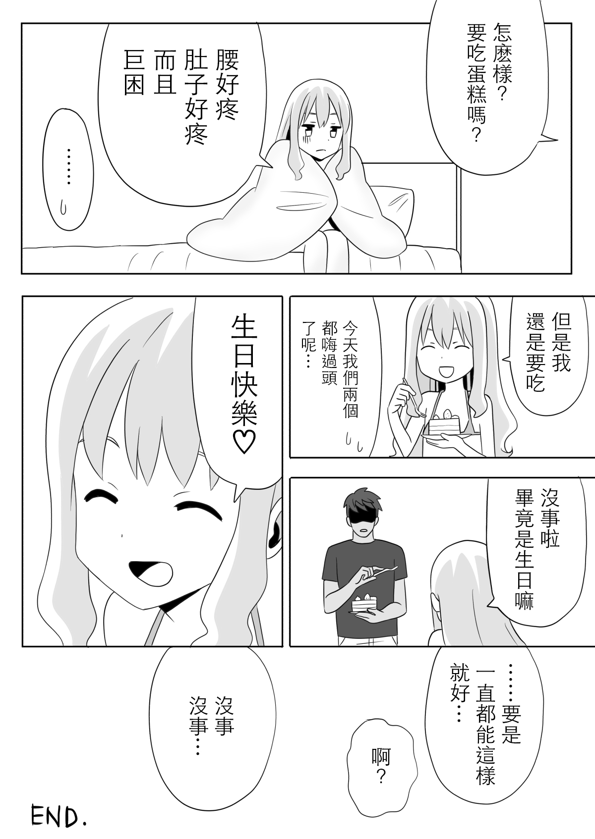 [わらデココ] 誰がマゾだ!〜強気彼女♂と誕生日〜 [中国翻訳]