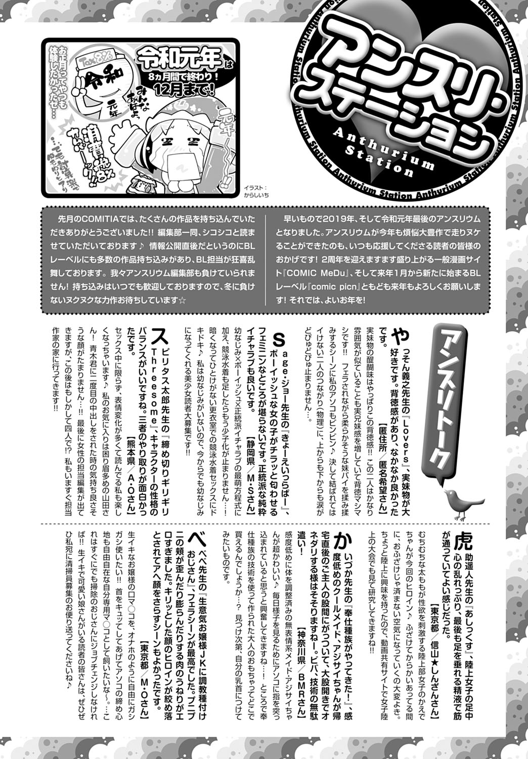 COMIC アンスリウム 2020年1月号 [DL版]