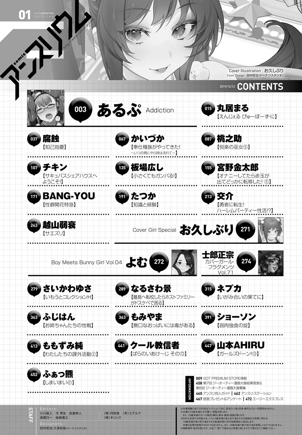 COMIC アンスリウム 2020年1月号 [DL版]