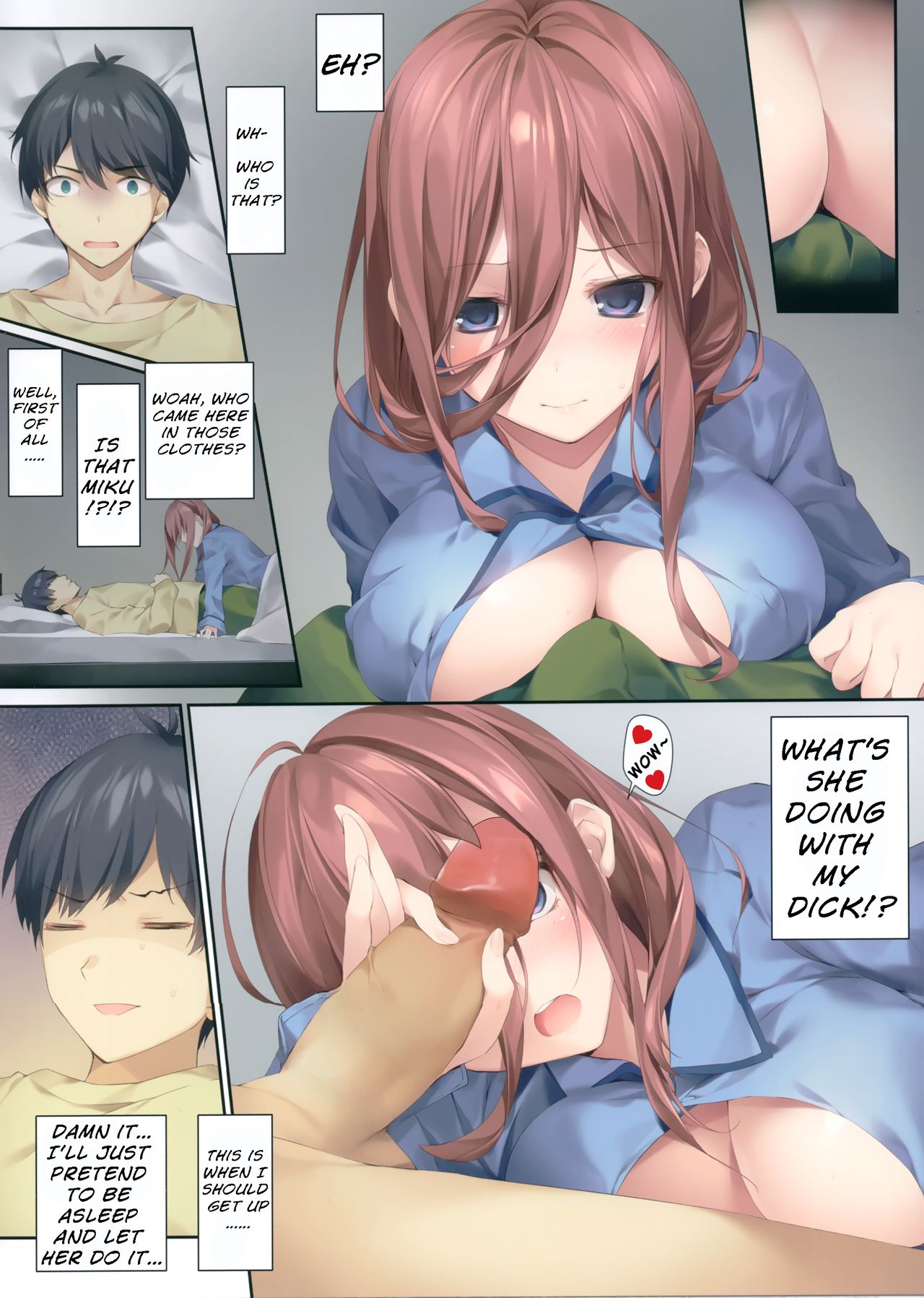 (COMIC1☆16) [KAROMIX (karory)] 三玖が既成事実を作る本(仮) (五等分の花嫁) [英訳] [無修正]