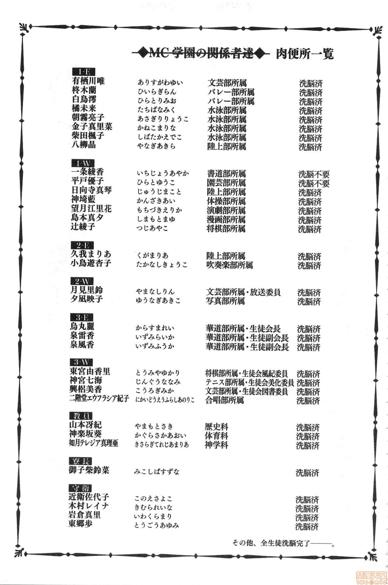 [水龍敬] MC学園 完全版 [中国翻訳]