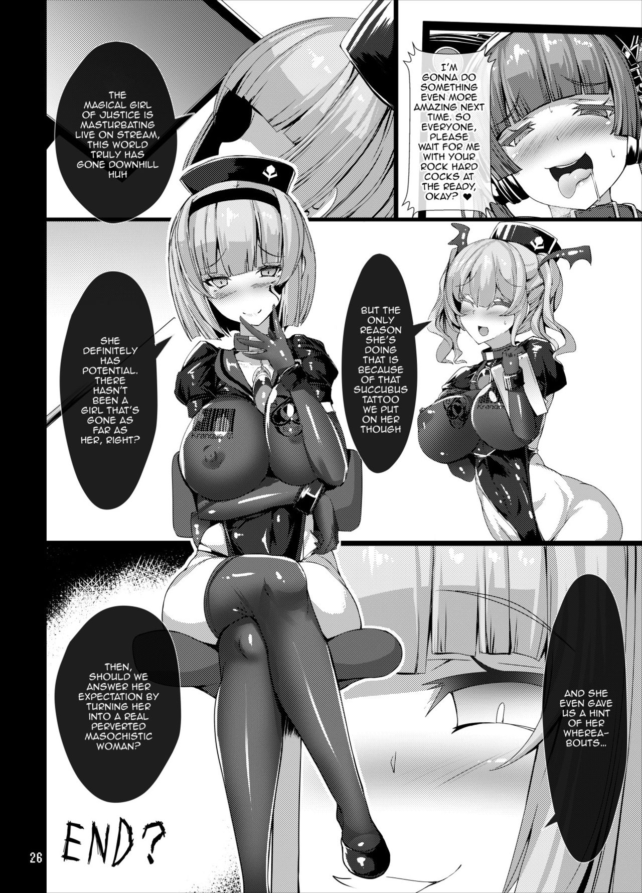 [とりのおいしいところ (鳥三)] TS魔法少女がオナニーする本～自慰映像配信編～ [英訳] [DL版]