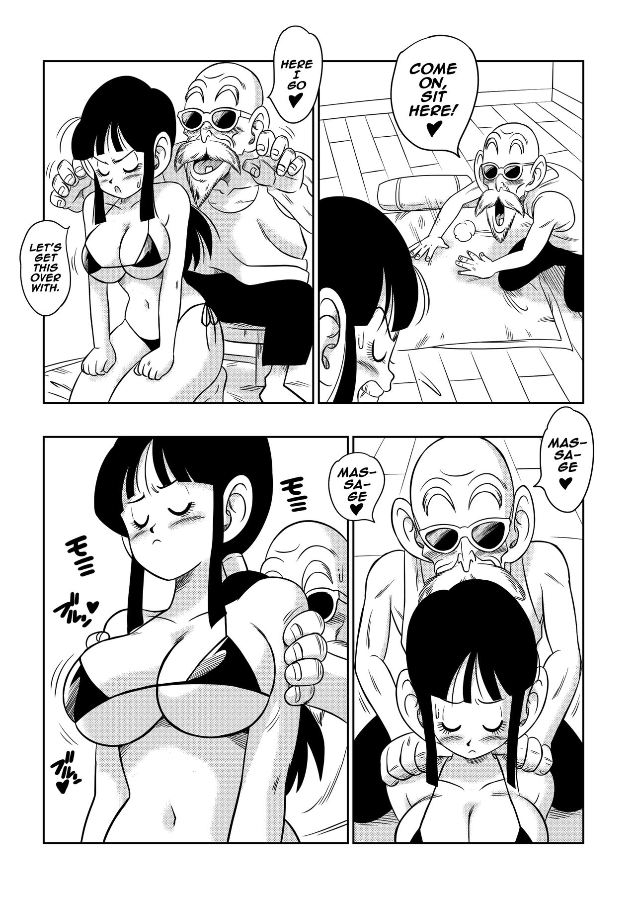 [山本同人] "古来からのならわし" 新妻へのエッチないたずら (ドラゴンボールZ) [英語]