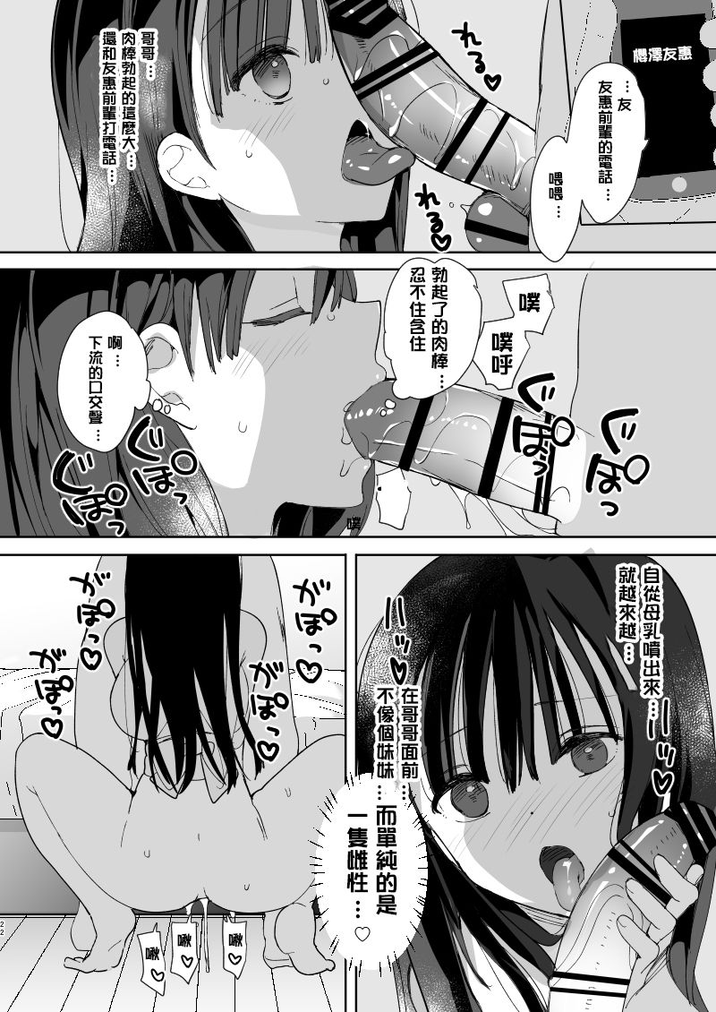 [ひつじまま (ひつじたかこ)] 陥没ちゃんも射(だ)したい。~妹の初乳~ [中国翻訳] [DL版]