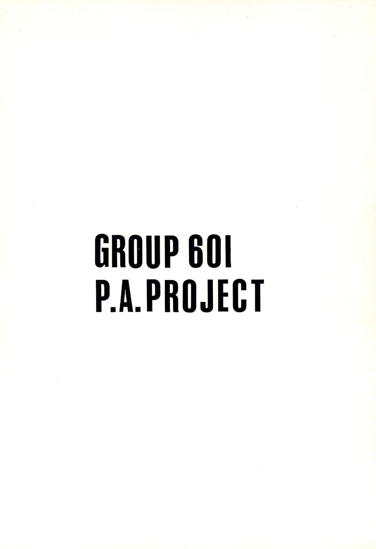(C50) [グループ601、P.A. Project (よろず)] Chit Chat
