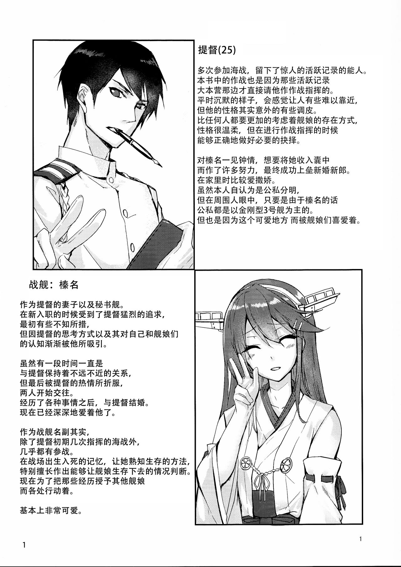 (C96) [STYworks (京極燈弥)] 榛名は愛して欲しいのよん (艦隊これくしょん -艦これ-) [中国翻訳]