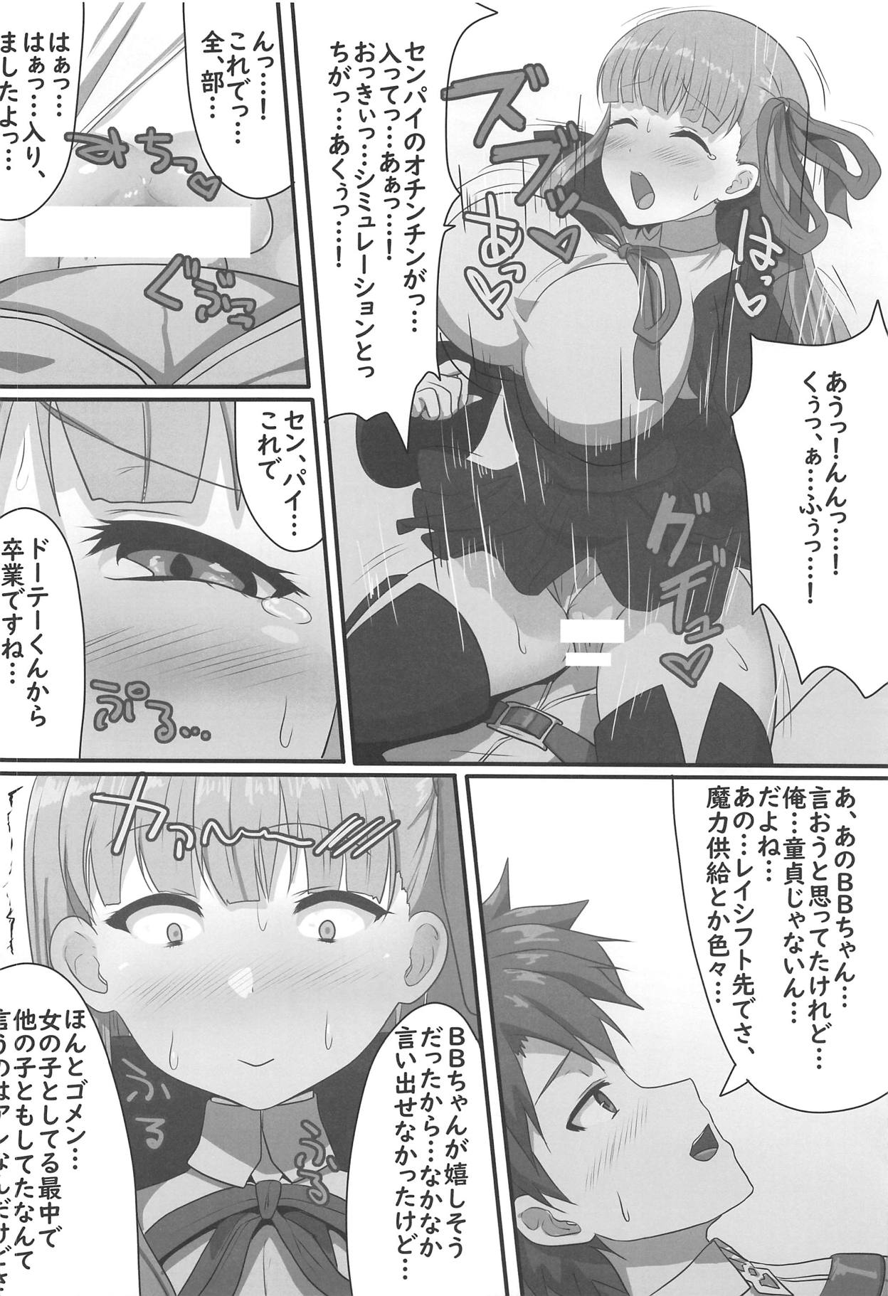 (C95) [魔術結社・黒き翼 (C-Low)] 隠れ処女のBBちゃんと隠れヤリチンのぐだおくん (Fate/Grand Order)