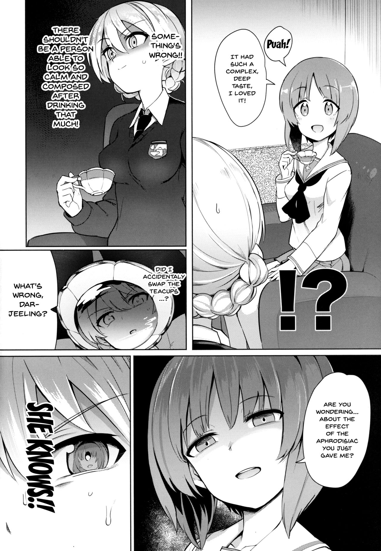 [焼きたてジャマイカ (あおむし)] ちんぽやくざみぽりん4 紅茶快楽調教編 (ガールズ&パンツァー) [英訳] [2019年8月24日]