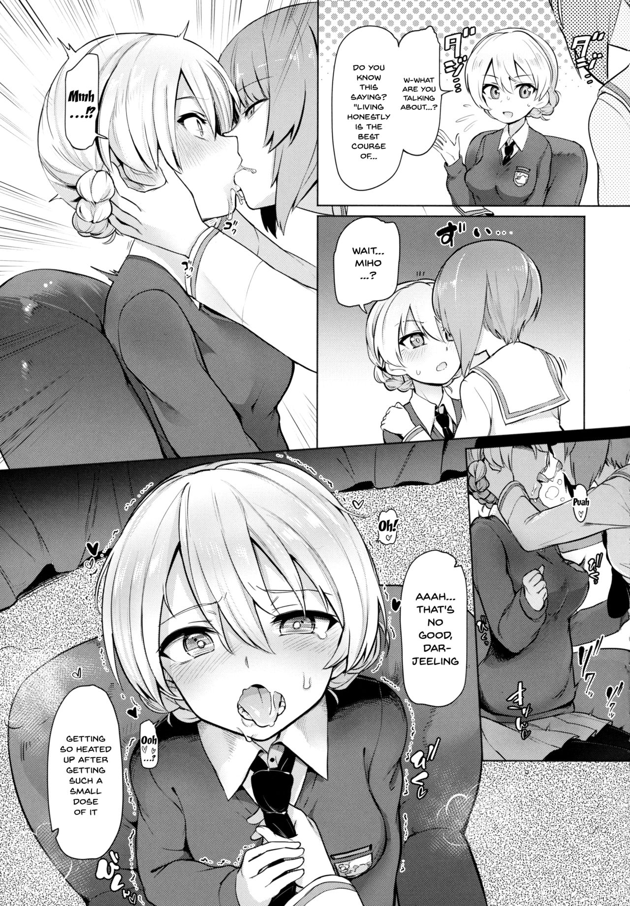 [焼きたてジャマイカ (あおむし)] ちんぽやくざみぽりん4 紅茶快楽調教編 (ガールズ&パンツァー) [英訳] [2019年8月24日]