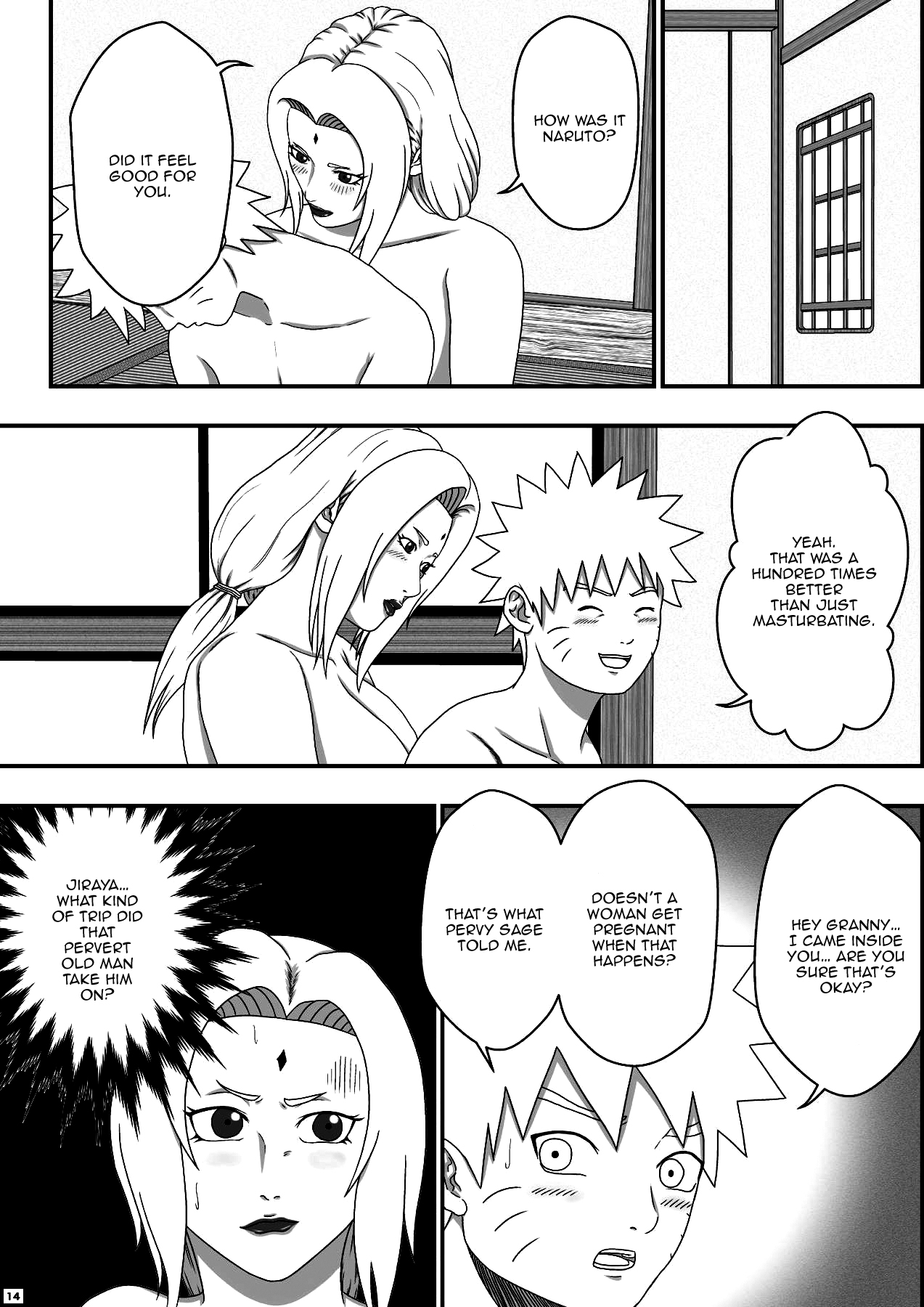 [あさぎん堂 (浅倉ギン)] ツナデの性教育 (NARUTO -ナルト-) [英訳]