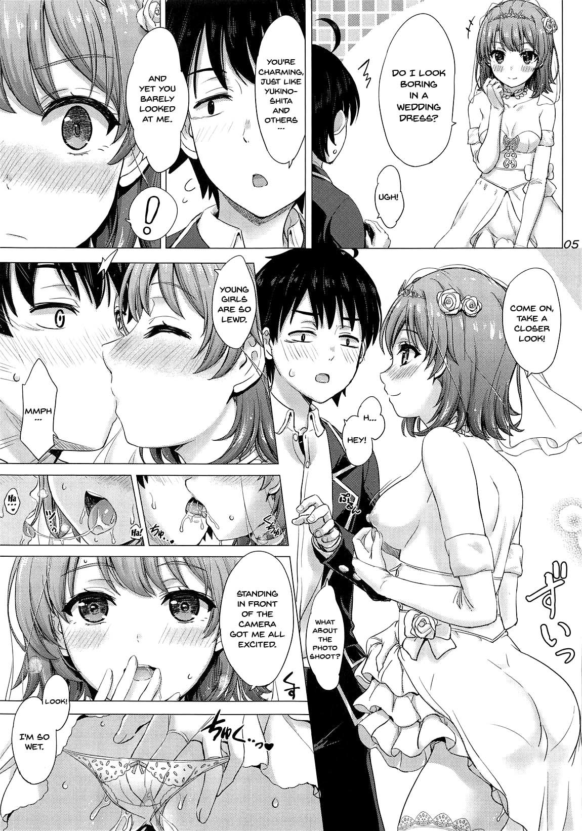 (COMIC1☆15) [studio A (稲鳴四季)] ウェディングいろはす! (やはり俺の青春ラブコメはまちがっている。) [英訳]