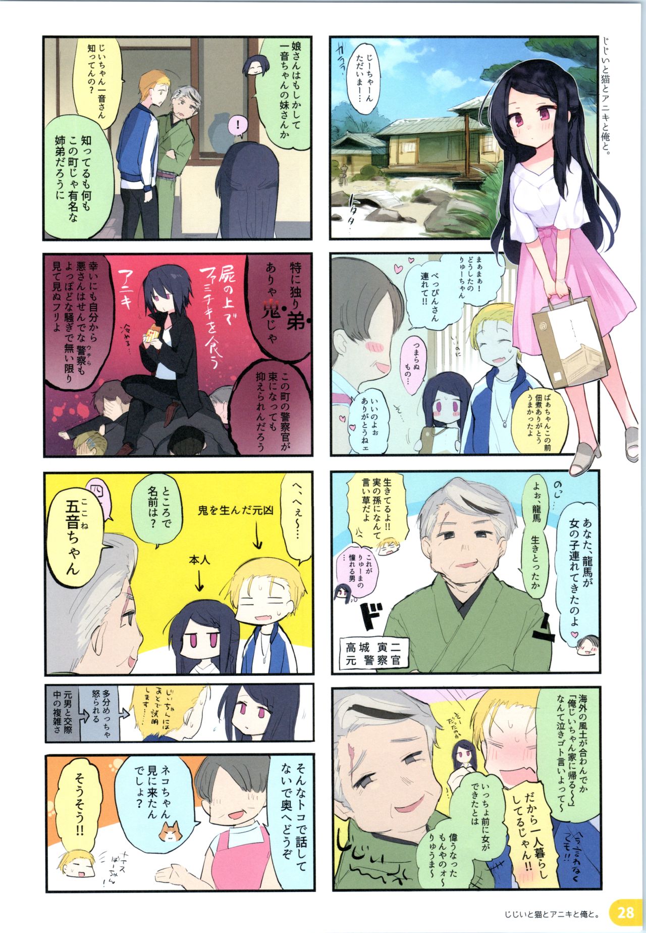 (C97) [中性まふまん♀ (栗餅ちづる)] らくがき4コマ アニキと俺と ツイッター再録本