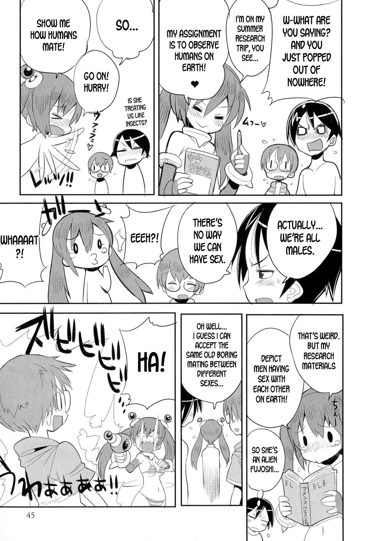 [きつね長官] うちゅうじんとなつやすみ!! (にょたいか！パラダイス 04) [英訳]