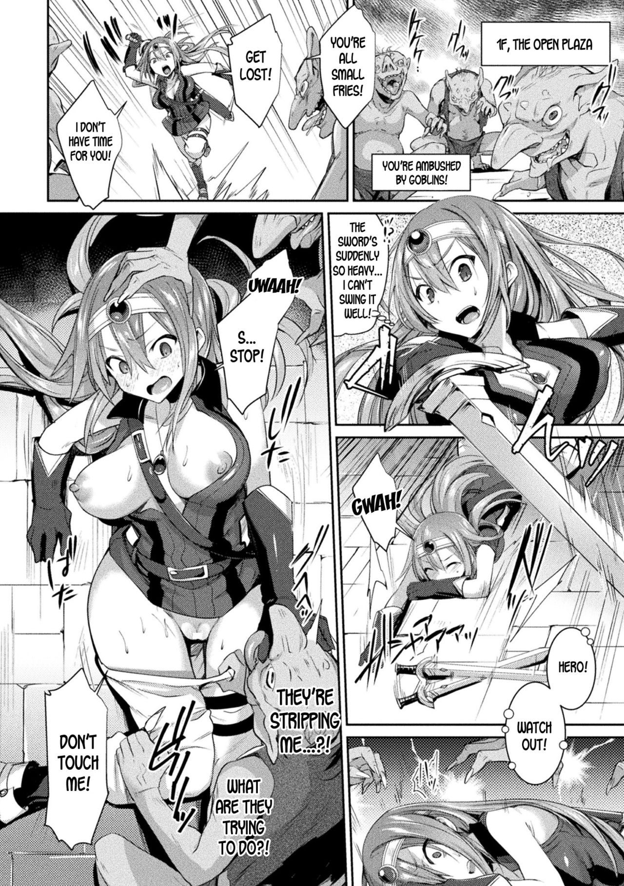 [尻戦車] TSアドベンチャー! 〜堕ちた勇者タイト〜 (二次元コミックマガジン TS悪堕ち 女体化した正義漢たちが悪転アクメ!Vol.1) [英訳] [DL版]