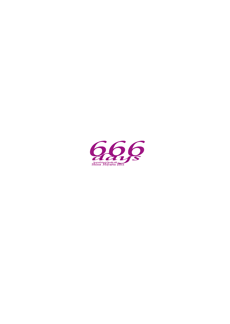 [Aria (姫束級)] 666 Days (黒執事) [英訳]