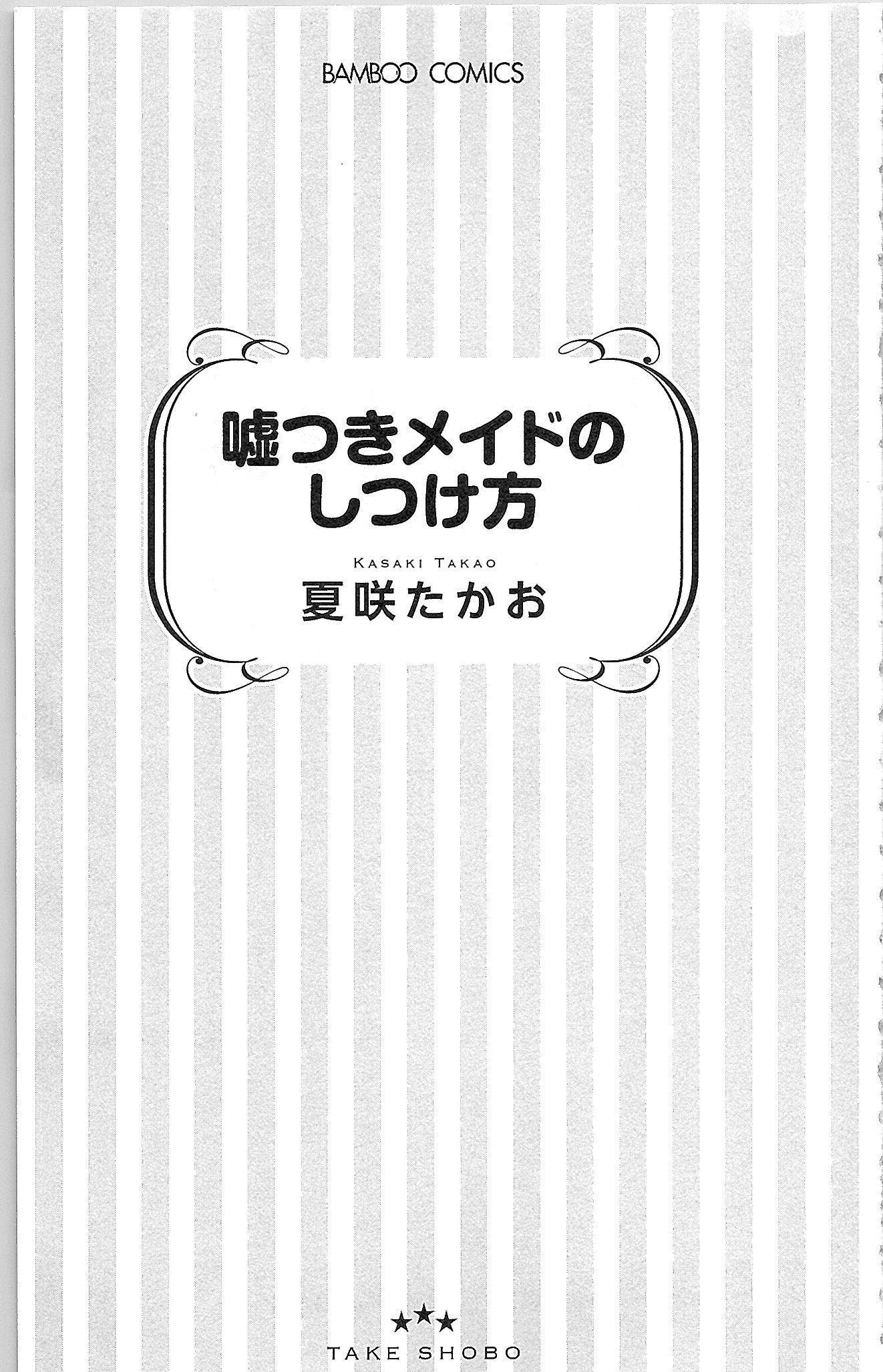 うそつきメイドの形稽古-嘘つきメイドを懲らしめる方法