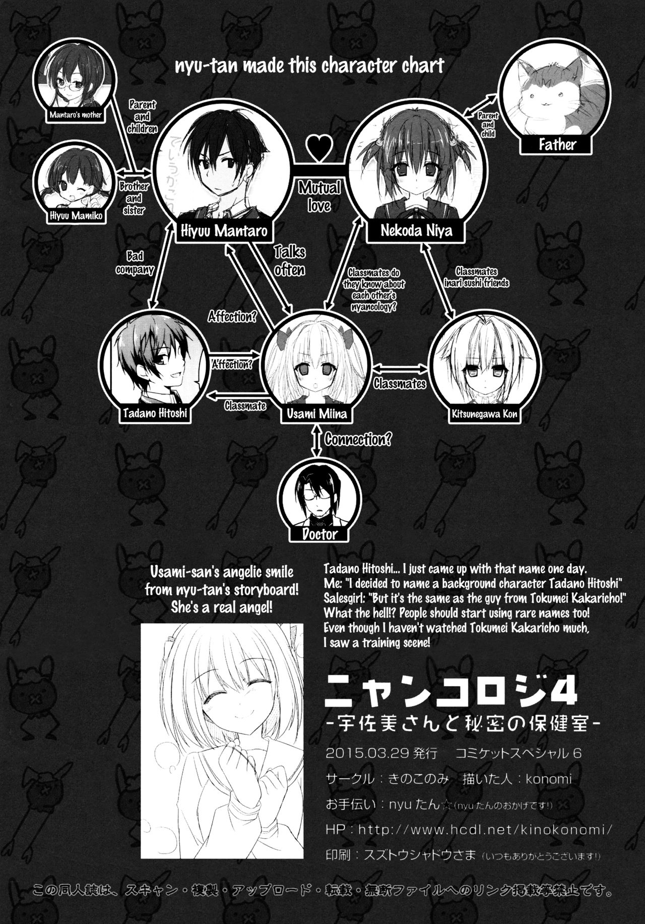 (CSP6) [きのこのみ (konomi)] ニャンコロジ4 -宇佐美さんと秘密の保健室- [英訳]