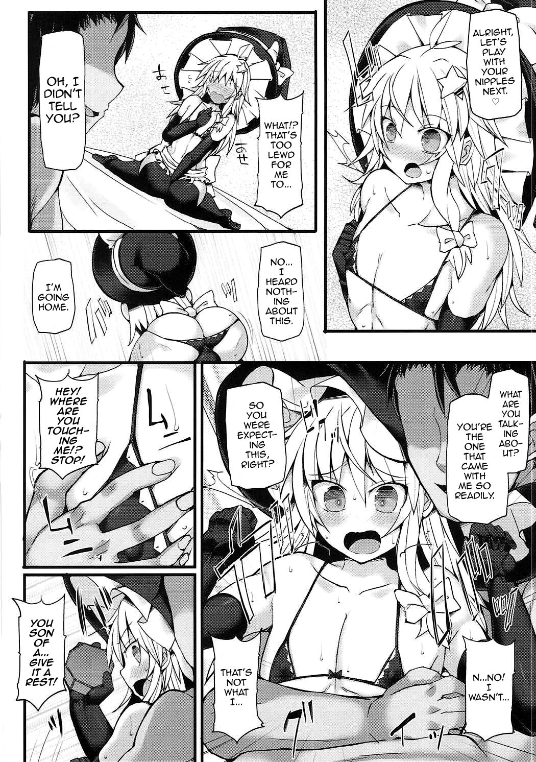 (Touhou Project) (C92) [Stapspats (翡翠石)] チョロカワ女装男子魔理沙クンをガチハメファックでメスに調教する本 (東方Project) [英訳]