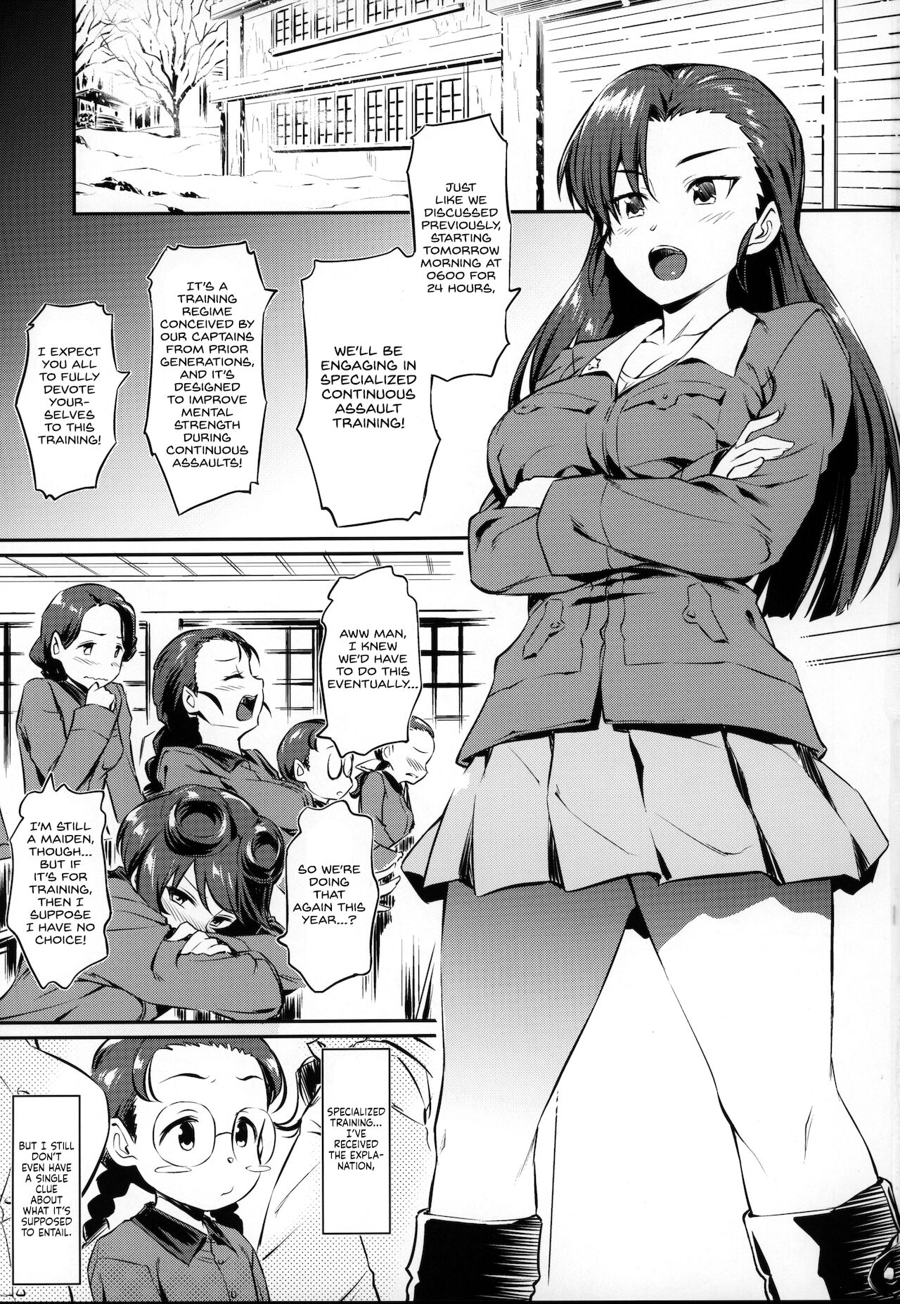 (C97) [AERODOG (inu)] 戦車道の裏道 知波単学園 (ガールズ&パンツァー) [英訳]