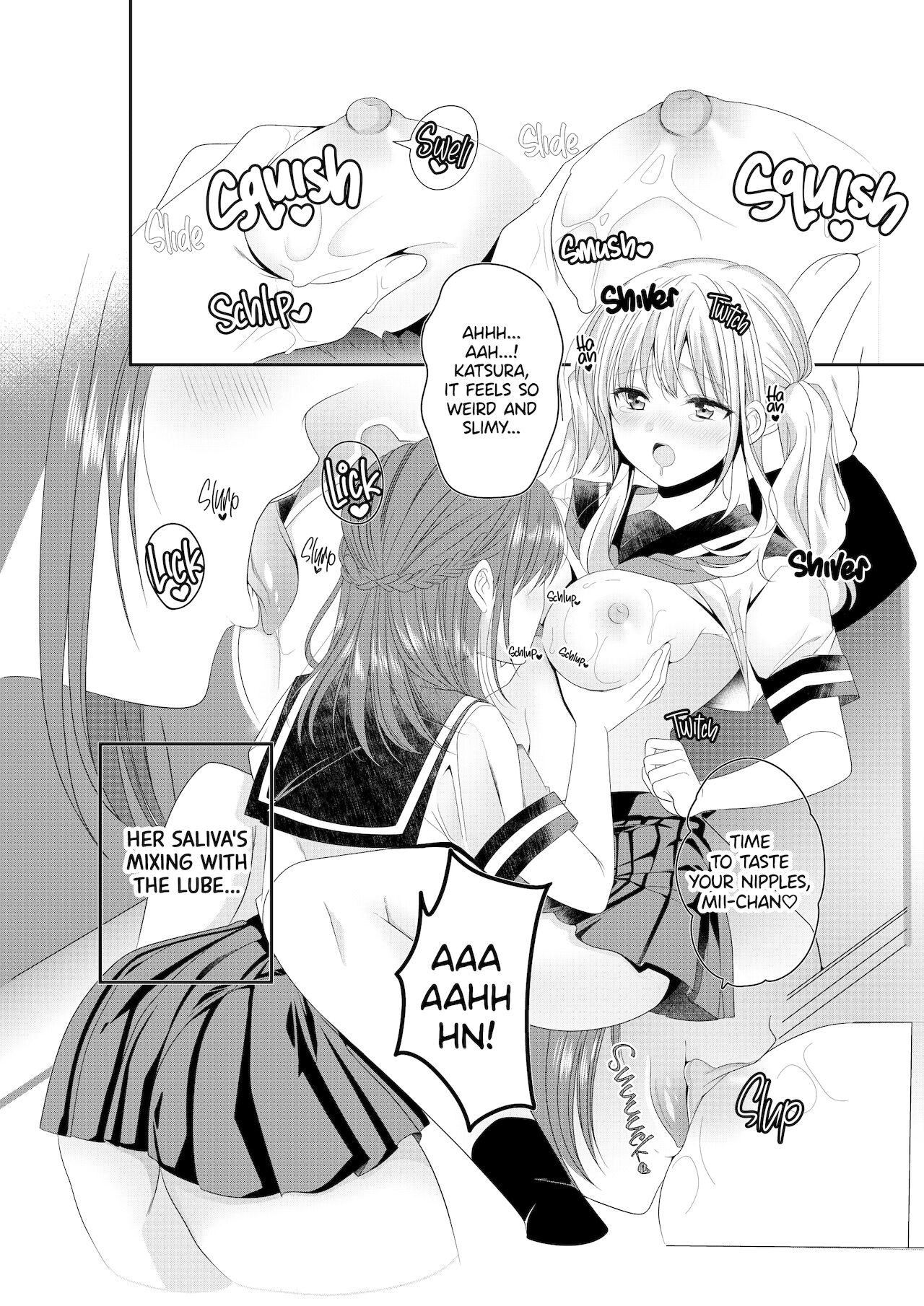 [No Such Agency (しのぎあさ)] 幼馴染は肉食系⁉今日から身長差百合ップル [英訳] [無修正]