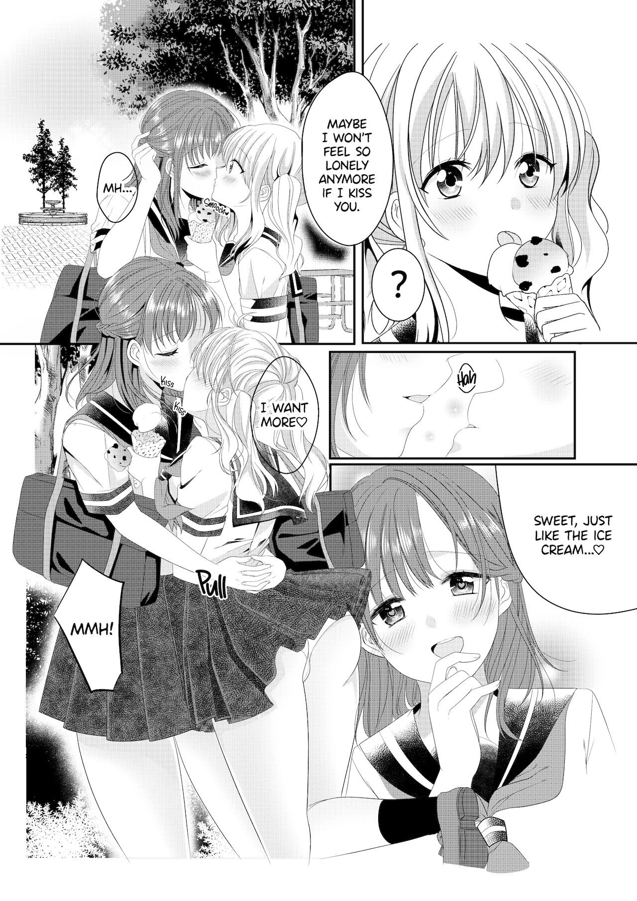 [No Such Agency (しのぎあさ)] 幼馴染は肉食系⁉今日から身長差百合ップル [英訳] [無修正]