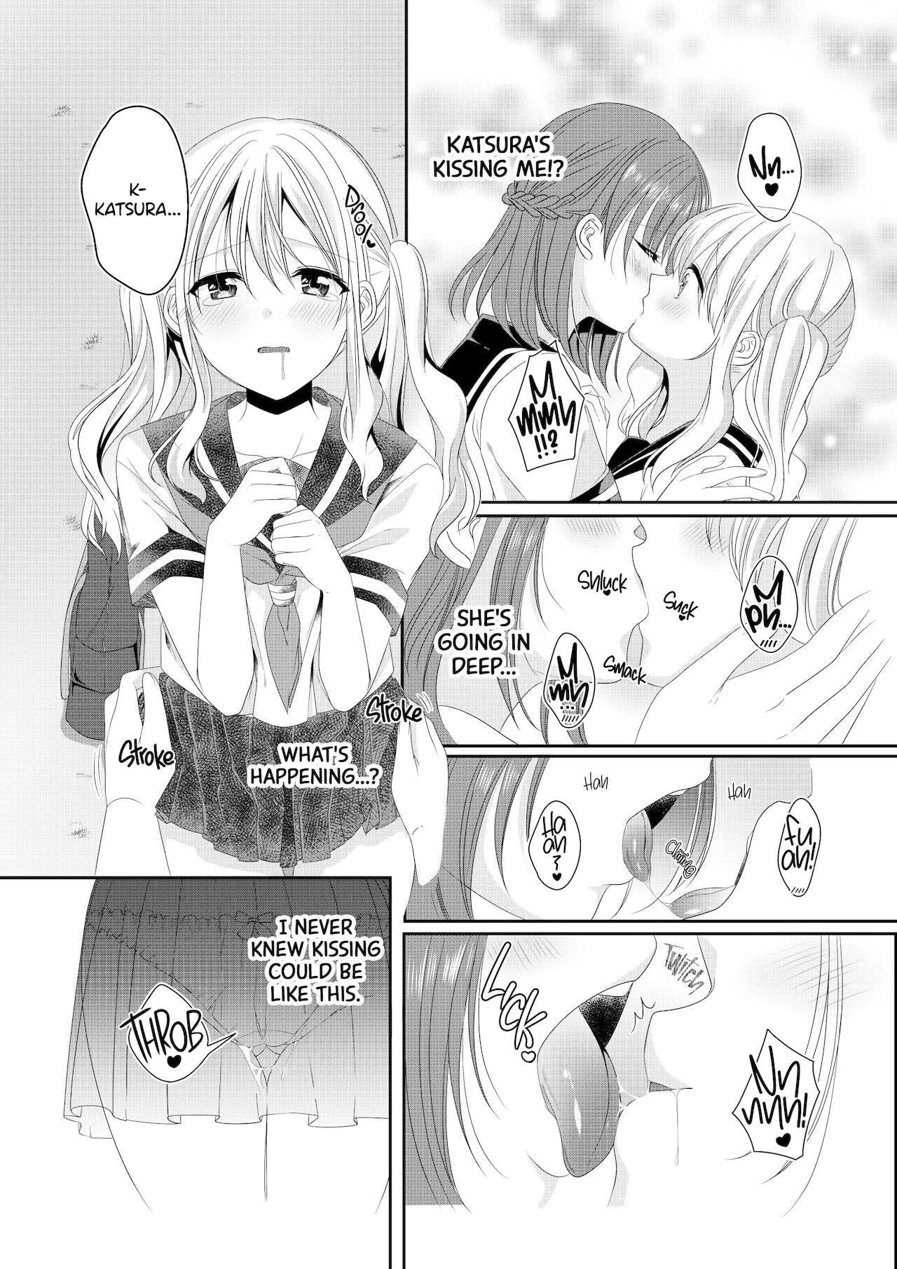 [No Such Agency (しのぎあさ)] 幼馴染は肉食系⁉今日から身長差百合ップル [英訳] [無修正]