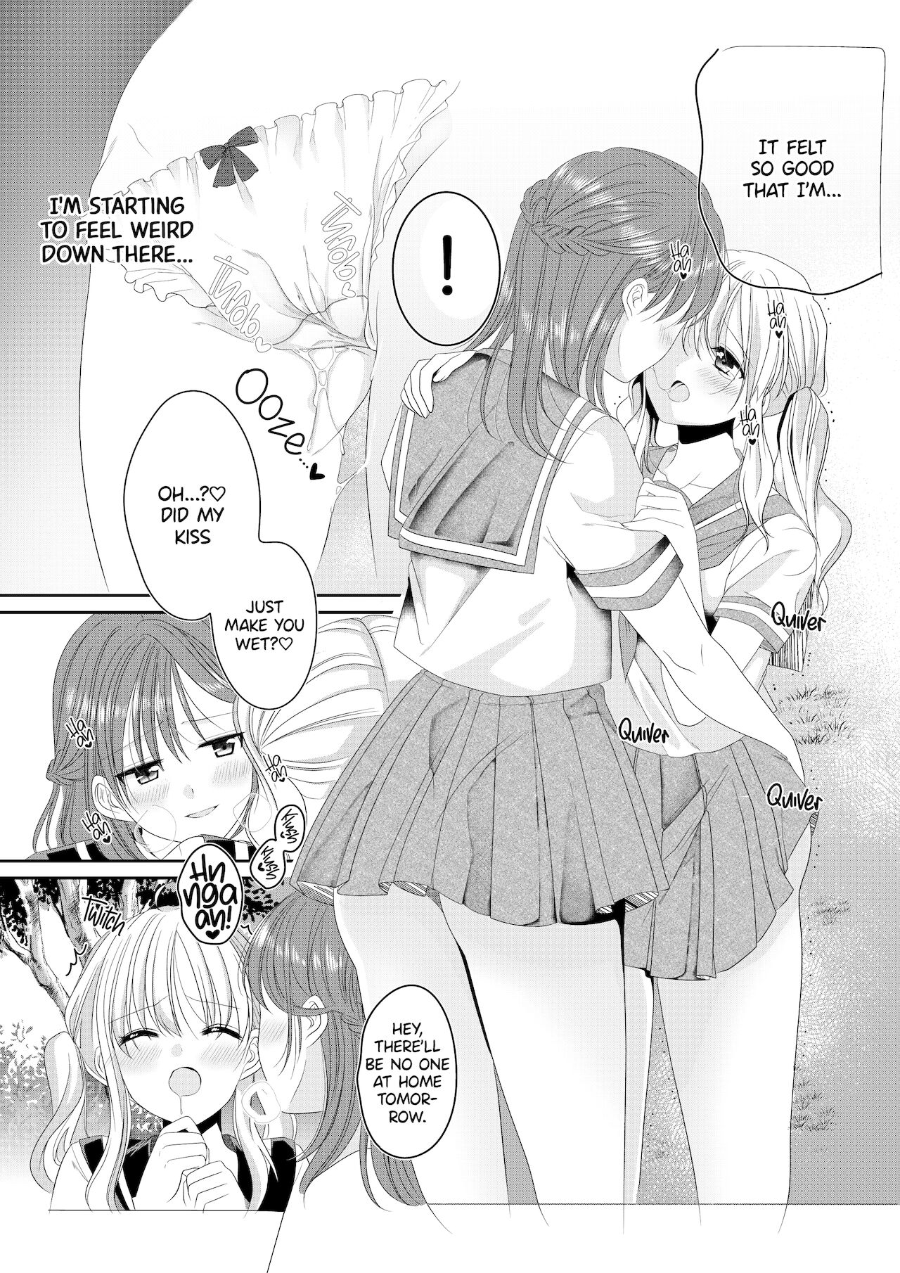 [No Such Agency (しのぎあさ)] 幼馴染は肉食系⁉今日から身長差百合ップル [英訳] [無修正]