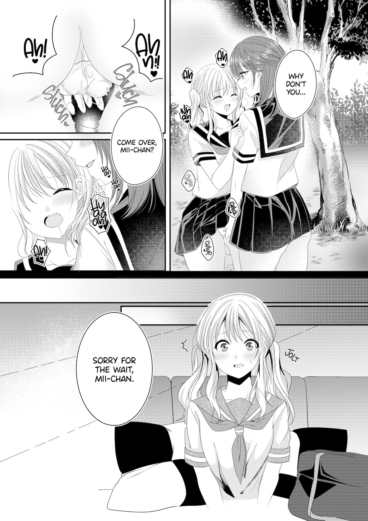 [No Such Agency (しのぎあさ)] 幼馴染は肉食系⁉今日から身長差百合ップル [英訳] [無修正]