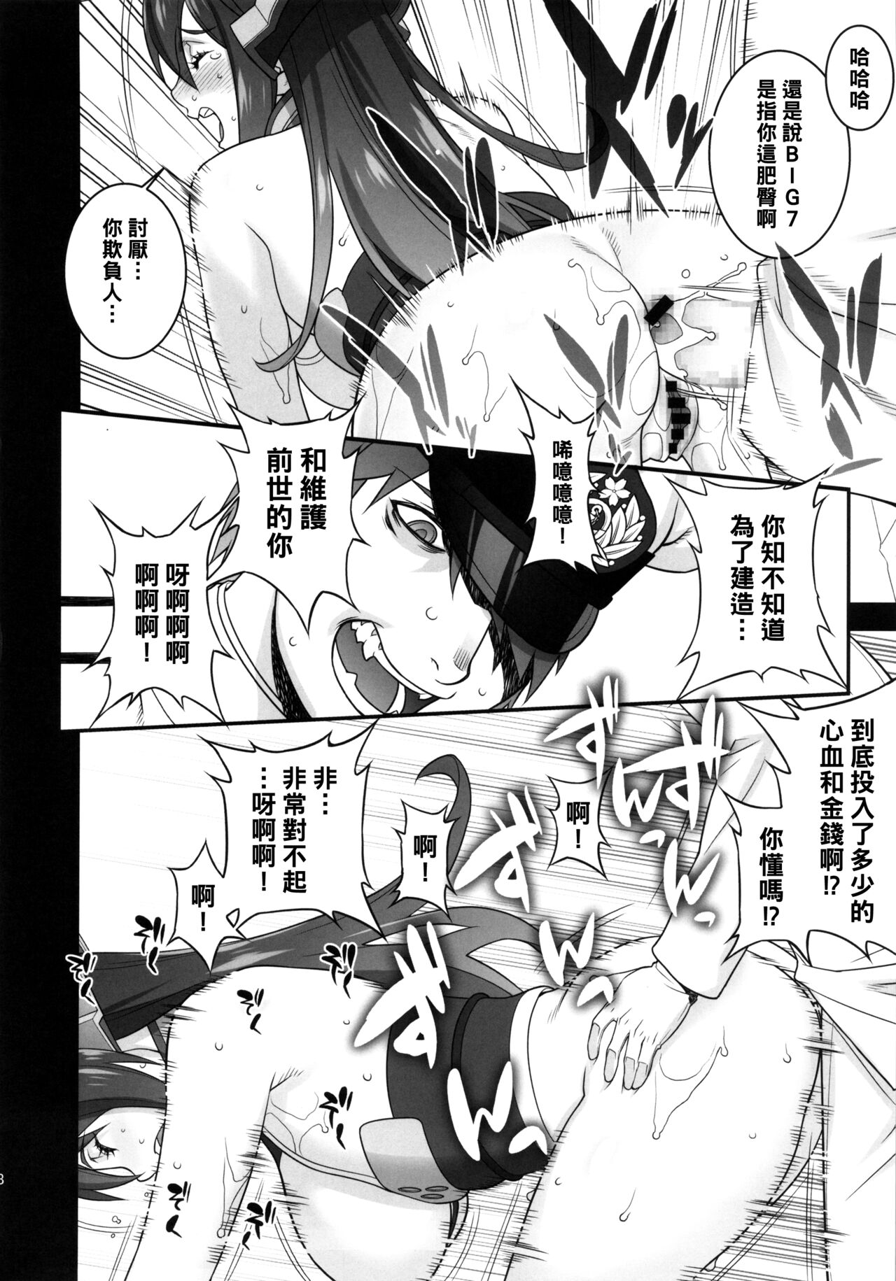 (C87) [もっちー王国 (もっちー)] 超々弩級戦姦でぇす (艦隊これくしょん -艦これ-) [中国翻訳]