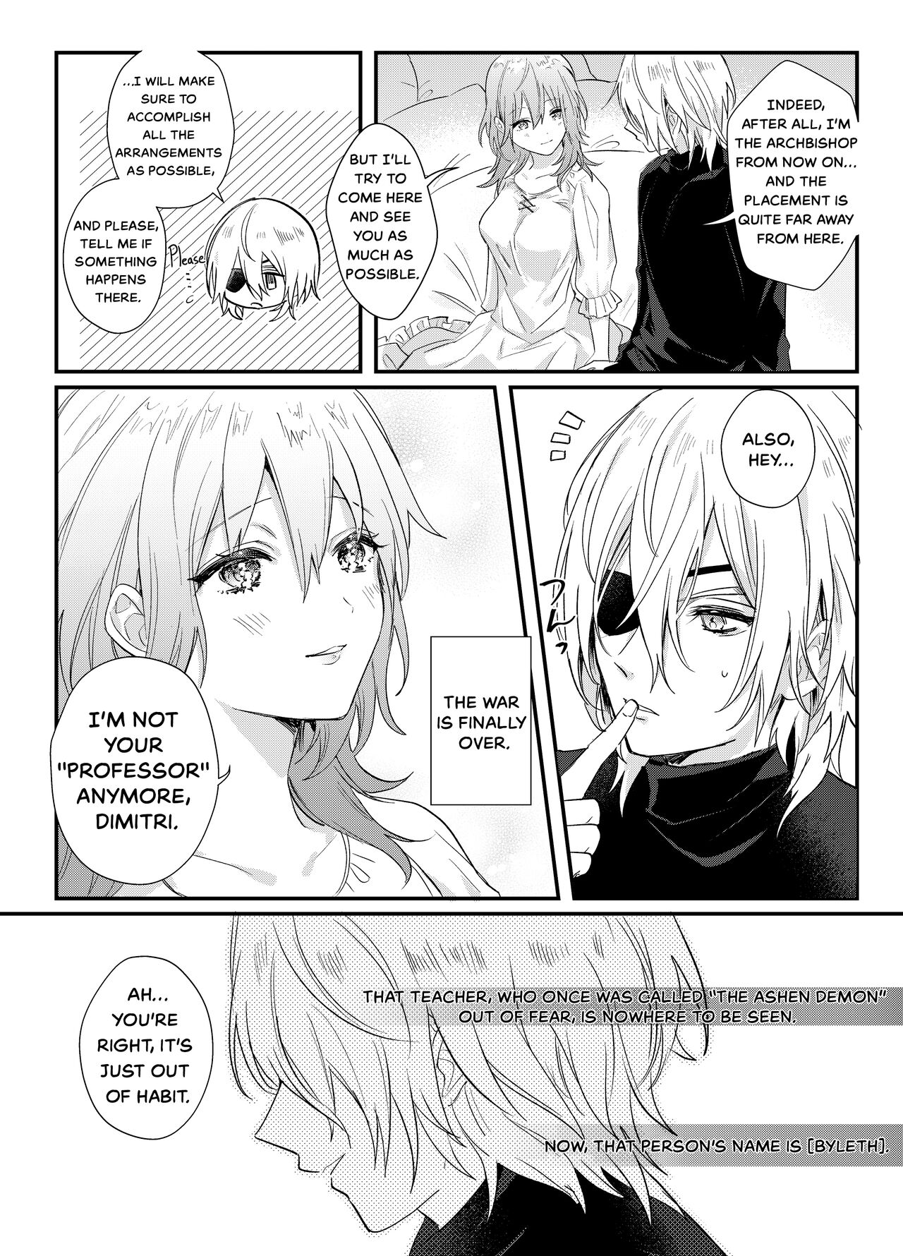[ライトシアン(生還)] そうして、貴方の世界に触れた。 (ファイアーエムブレム 風花雪月)