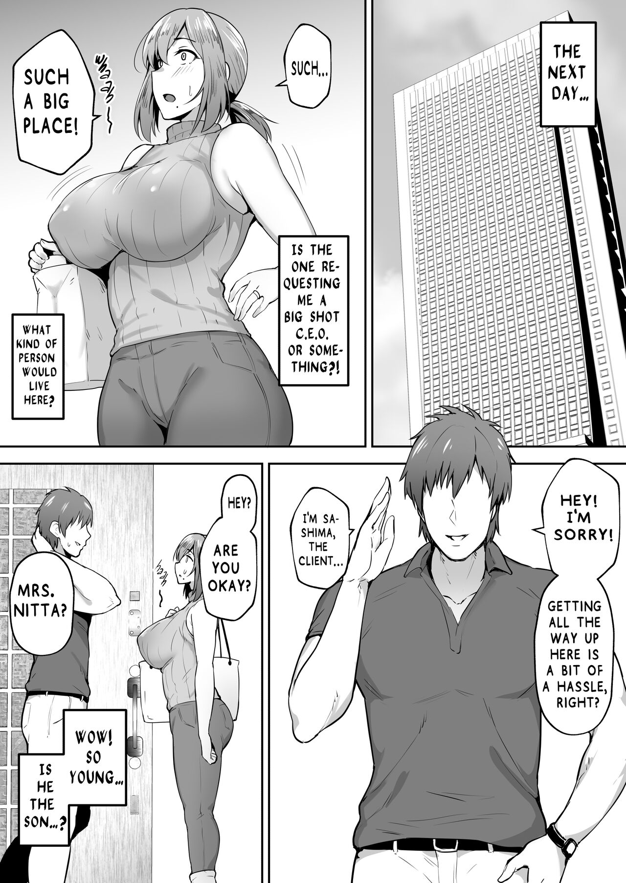 [ゴールデンバズーカ (ガガーリン吉)] 寝取られた爆乳元気妻ようこ ―家事代行先で年下セレブのオナホ妻にされました― [英訳] [無修正]