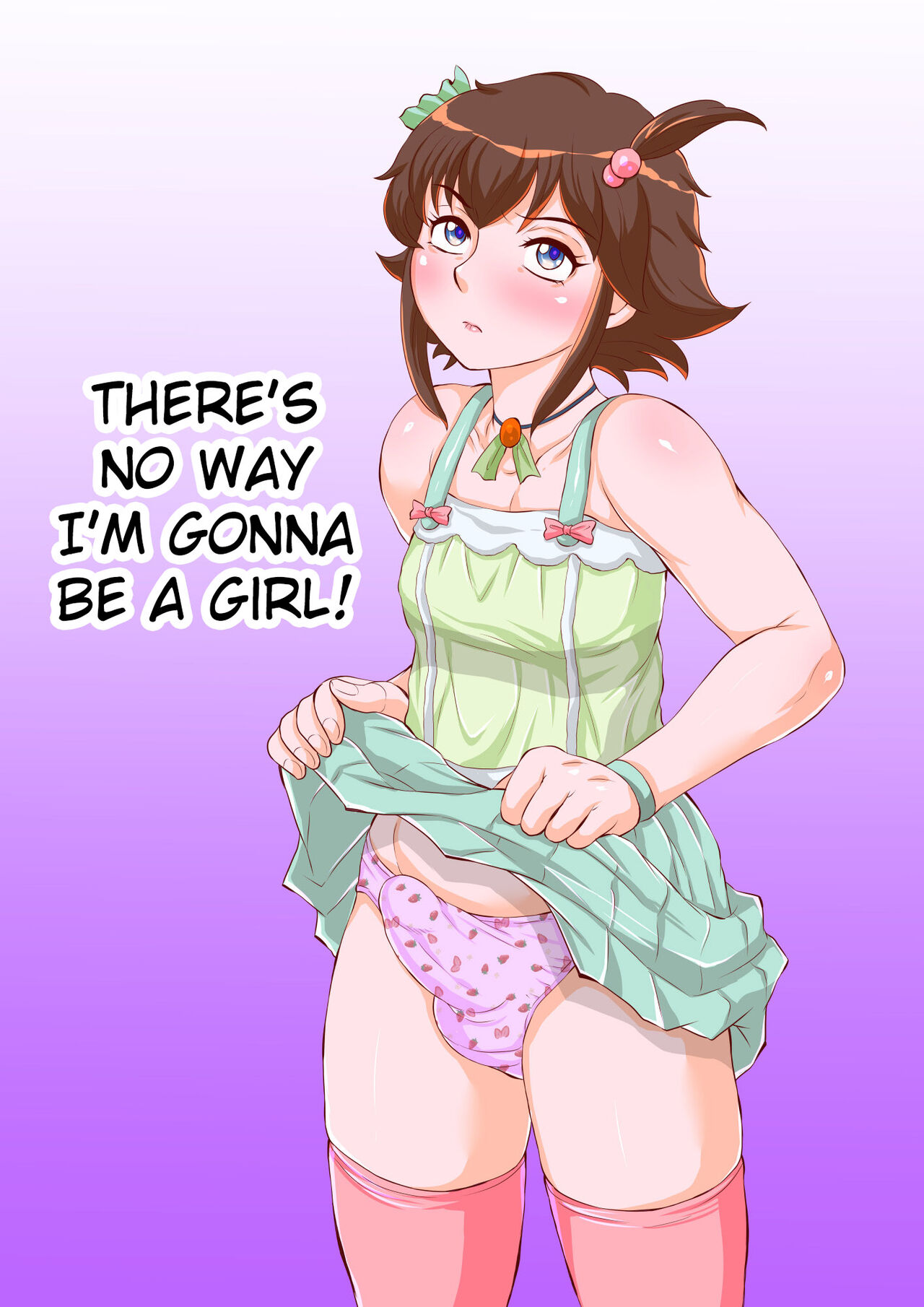 [風船クラブ「黒式!」 (風船クラブ)] 俺が男の娘になるわけがない! [英訳]
