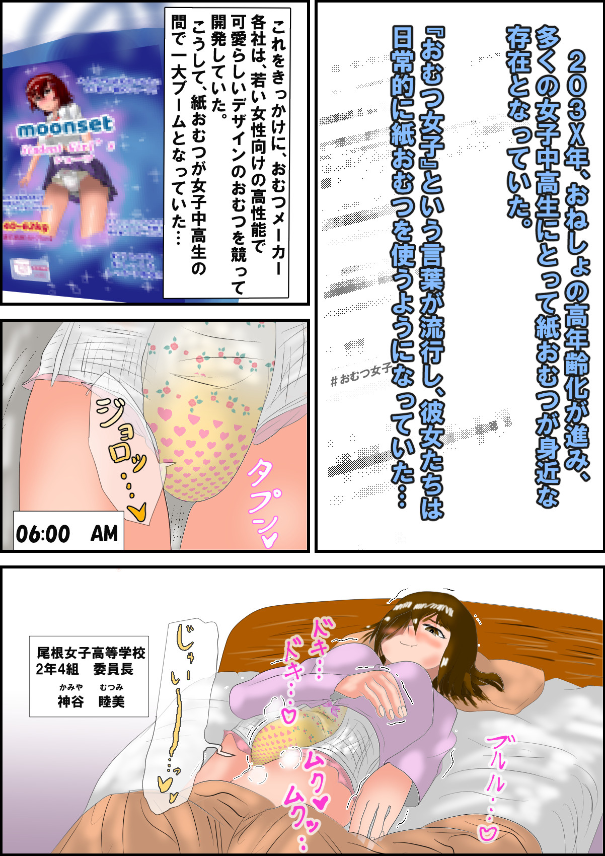 [ほうねっと] The Diaper Girls おむつ遊びにハマった少女たち