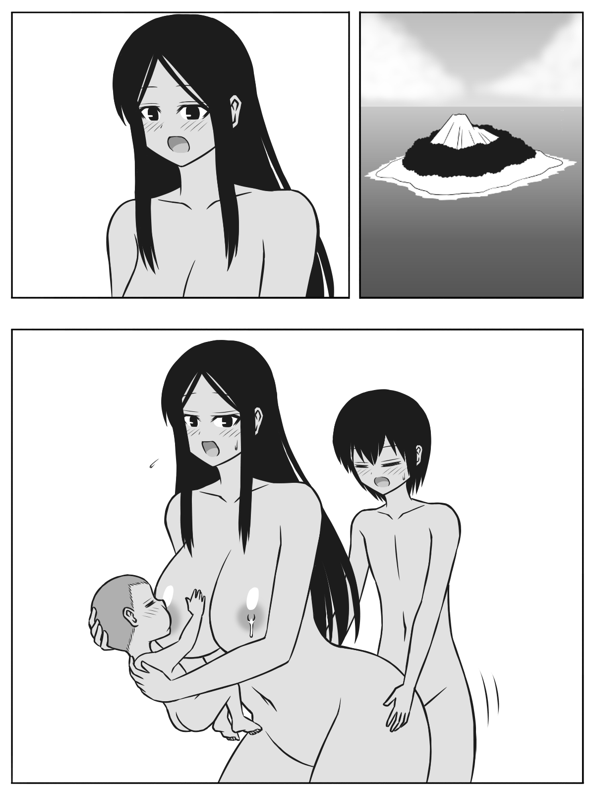 [(sato→汁人→)Sato] 無人島にショタとお姉さんが流れ着いたら子作りくらいしかやる事は無い