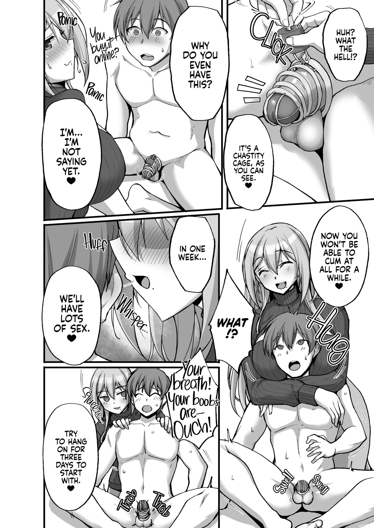 [らぼまじ! (武田あらのぶ)] えっちなお姉さんは、好きですか?3 ～隣のお姉さんと一カ月間、射精管理と搾精性活編～ [英訳] [無修正] [DL版]